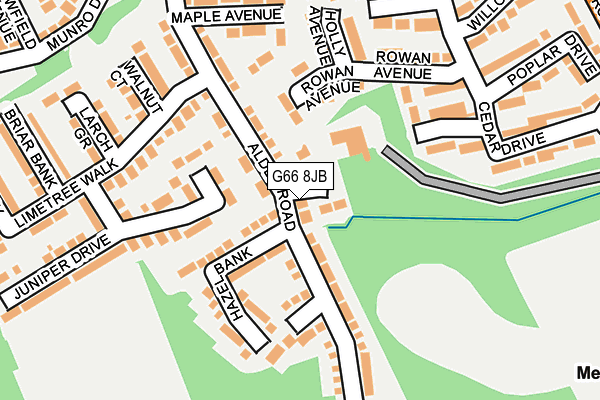G66 8JB map - OS OpenMap – Local (Ordnance Survey) G66 8JB map - OS OpenMap – Local (Ordnance Survey)