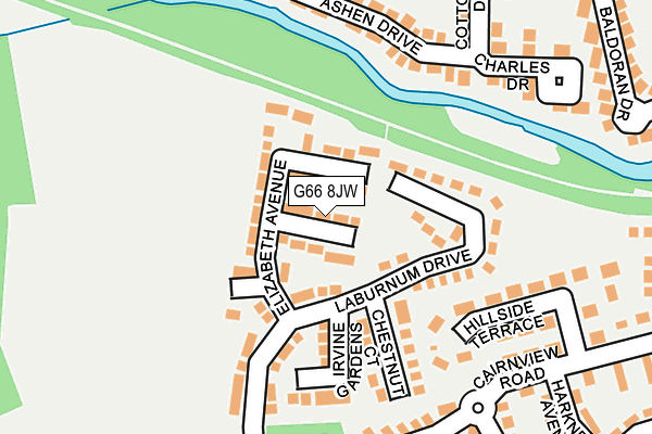 G66 8JW map - OS OpenMap – Local (Ordnance Survey) G66 8JW map - OS OpenMap – Local (Ordnance Survey)