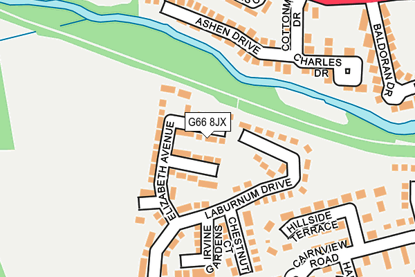 G66 8JX map - OS OpenMap – Local (Ordnance Survey) G66 8JX map - OS OpenMap – Local (Ordnance Survey)