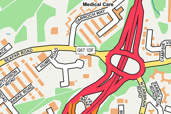 G67 1DF map - OS OpenMap – Local (Ordnance Survey) G67 1DF map - OS OpenMap – Local (Ordnance Survey)