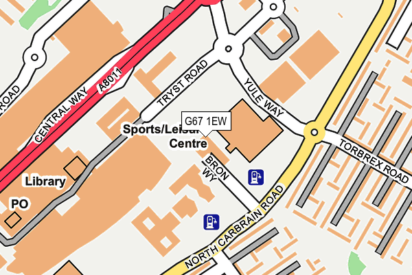 G67 1EW map - OS OpenMap – Local (Ordnance Survey) G67 1EW map - OS OpenMap – Local (Ordnance Survey)