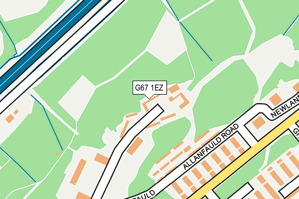G67 1EZ map - OS OpenMap – Local (Ordnance Survey) G67 1EZ map - OS OpenMap – Local (Ordnance Survey)