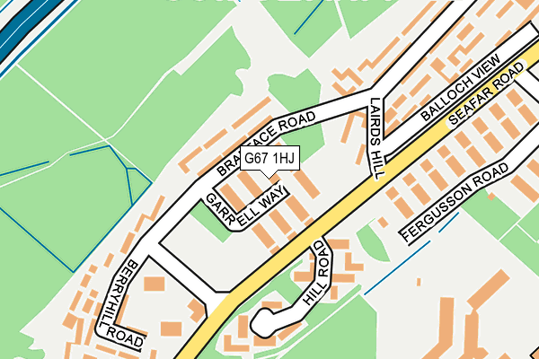 G67 1HJ map - OS OpenMap – Local (Ordnance Survey) G67 1HJ map - OS OpenMap – Local (Ordnance Survey)