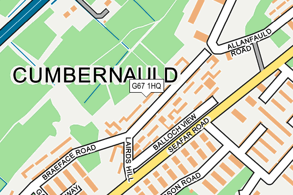 G67 1HQ map - OS OpenMap – Local (Ordnance Survey) G67 1HQ map - OS OpenMap – Local (Ordnance Survey)