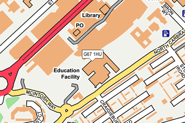 G67 1HU map - OS OpenMap – Local (Ordnance Survey) G67 1HU map - OS OpenMap – Local (Ordnance Survey)