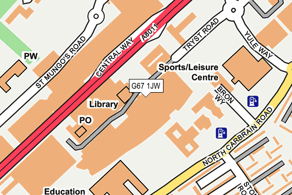 G67 1JW map - OS OpenMap – Local (Ordnance Survey) G67 1JW map - OS OpenMap – Local (Ordnance Survey)