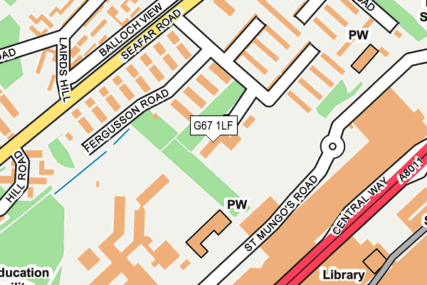 G67 1LF map - OS OpenMap – Local (Ordnance Survey) G67 1LF map - OS OpenMap – Local (Ordnance Survey)
