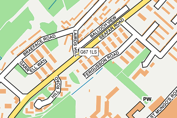 G67 1LS map - OS OpenMap – Local (Ordnance Survey) G67 1LS map - OS OpenMap – Local (Ordnance Survey)