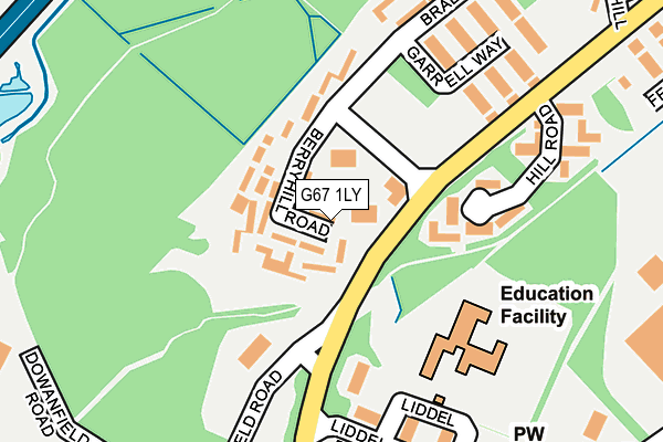 G67 1LY map - OS OpenMap – Local (Ordnance Survey) G67 1LY map - OS OpenMap – Local (Ordnance Survey)