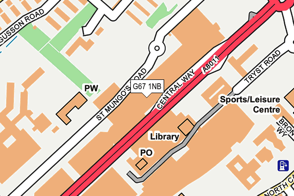 G67 1NB map - OS OpenMap – Local (Ordnance Survey) G67 1NB map - OS OpenMap – Local (Ordnance Survey)
