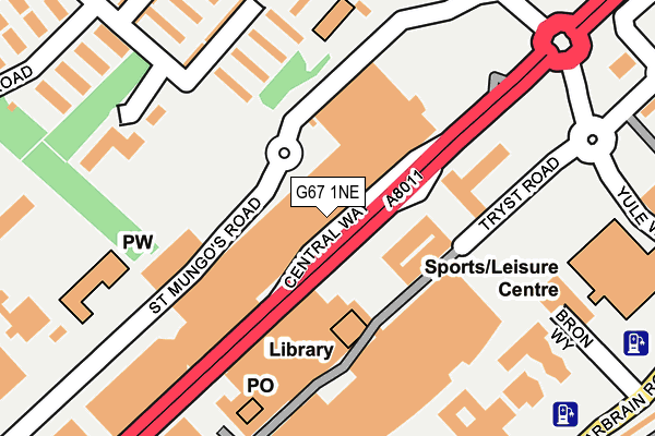 G67 1NE map - OS OpenMap – Local (Ordnance Survey) G67 1NE map - OS OpenMap – Local (Ordnance Survey)