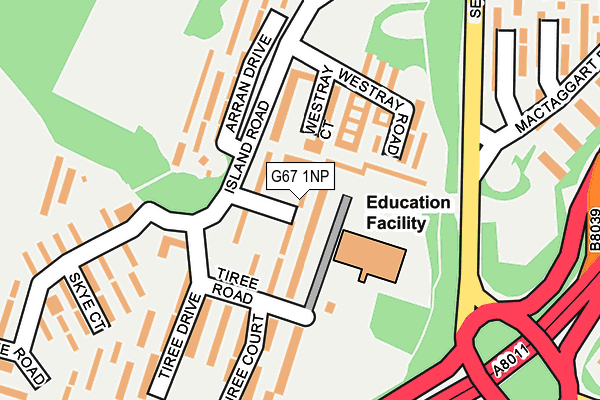 G67 1NP map - OS OpenMap – Local (Ordnance Survey) G67 1NP map - OS OpenMap – Local (Ordnance Survey)