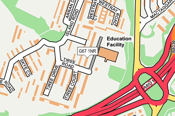 G67 1NR map - OS OpenMap – Local (Ordnance Survey) G67 1NR map - OS OpenMap – Local (Ordnance Survey)