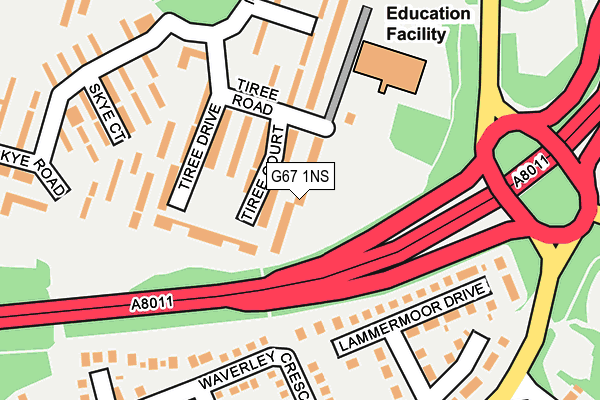 G67 1NS map - OS OpenMap – Local (Ordnance Survey) G67 1NS map - OS OpenMap – Local (Ordnance Survey)