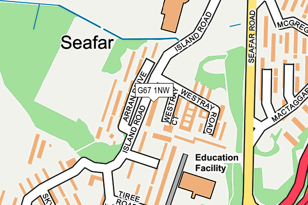 G67 1NW map - OS OpenMap – Local (Ordnance Survey) G67 1NW map - OS OpenMap – Local (Ordnance Survey)