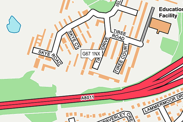 G67 1NX map - OS OpenMap – Local (Ordnance Survey) G67 1NX map - OS OpenMap – Local (Ordnance Survey)