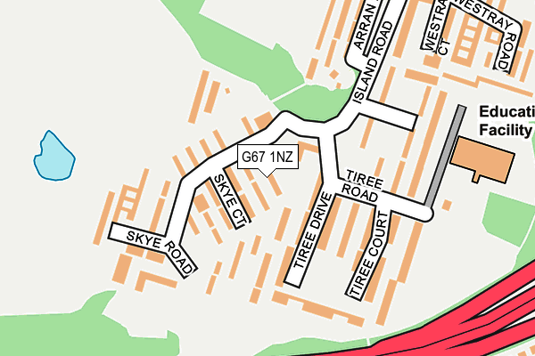 G67 1NZ map - OS OpenMap – Local (Ordnance Survey) G67 1NZ map - OS OpenMap – Local (Ordnance Survey)