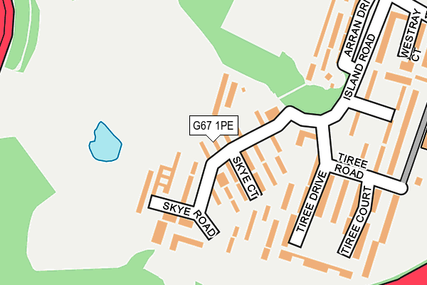 G67 1PE map - OS OpenMap – Local (Ordnance Survey) G67 1PE map - OS OpenMap – Local (Ordnance Survey)