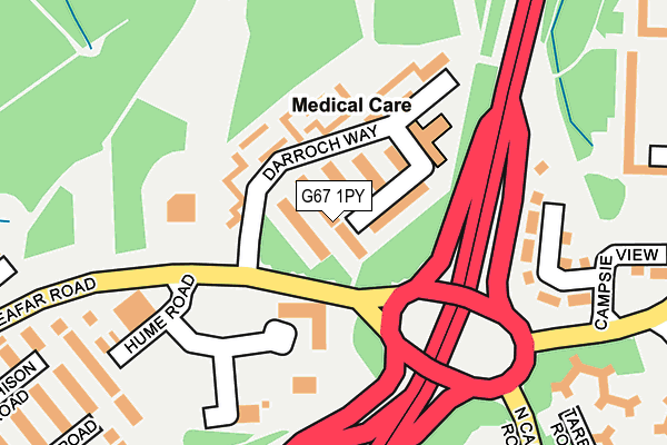 G67 1PY map - OS OpenMap – Local (Ordnance Survey) G67 1PY map - OS OpenMap – Local (Ordnance Survey)