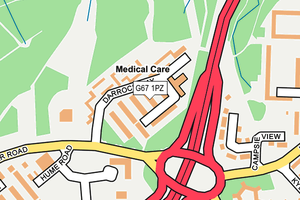G67 1PZ map - OS OpenMap – Local (Ordnance Survey) G67 1PZ map - OS OpenMap – Local (Ordnance Survey)