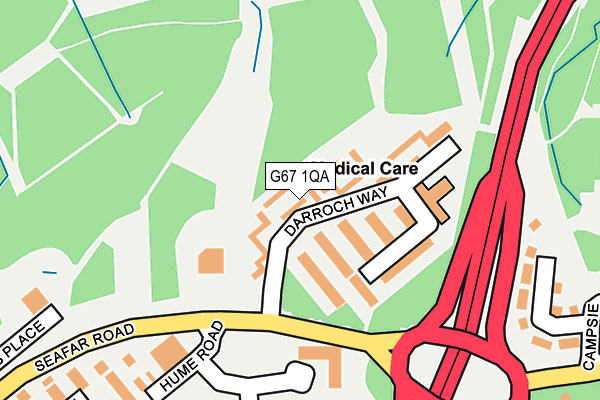 G67 1QA map - OS OpenMap – Local (Ordnance Survey) G67 1QA map - OS OpenMap – Local (Ordnance Survey)