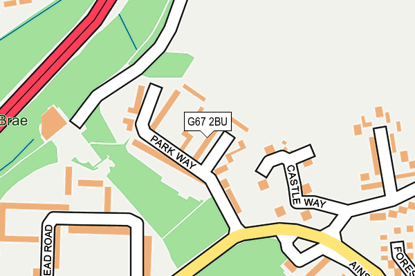 G67 2BU map - OS OpenMap – Local (Ordnance Survey)