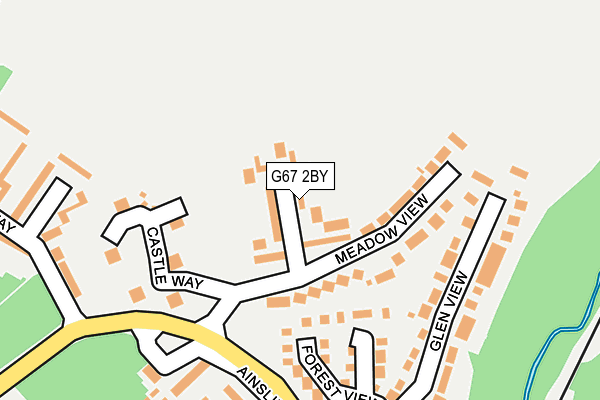 G67 2BY map - OS OpenMap – Local (Ordnance Survey)