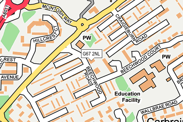 G67 2NL map - OS OpenMap – Local (Ordnance Survey) G67 2NL map - OS OpenMap – Local (Ordnance Survey)