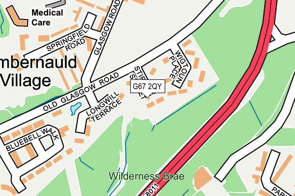G67 2QY map - OS OpenMap – Local (Ordnance Survey)