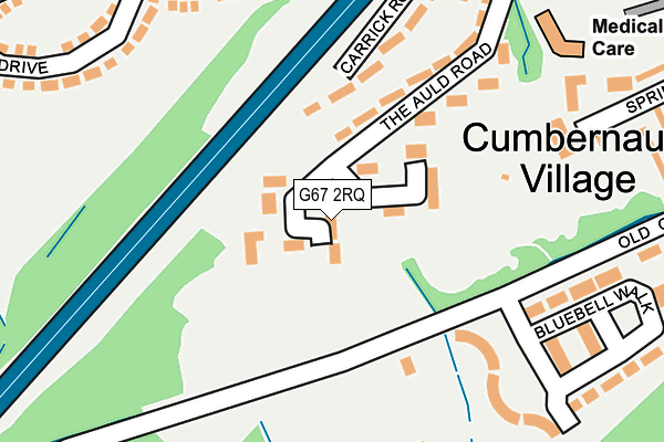 G67 2RQ map - OS OpenMap – Local (Ordnance Survey) G67 2RQ map - OS OpenMap – Local (Ordnance Survey)