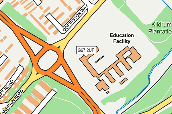 G67 2UF map - OS OpenMap – Local (Ordnance Survey) G67 2UF map - OS OpenMap – Local (Ordnance Survey)