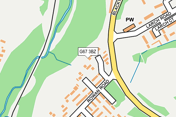 G67 3BZ map - OS OpenMap – Local (Ordnance Survey) G67 3BZ map - OS OpenMap – Local (Ordnance Survey)