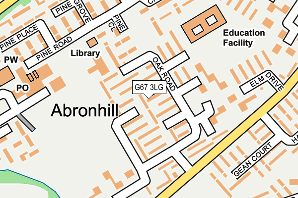 G67 3LG map - OS OpenMap – Local (Ordnance Survey) G67 3LG map - OS OpenMap – Local (Ordnance Survey)