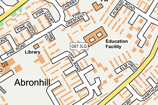 G67 3LQ map - OS OpenMap – Local (Ordnance Survey) G67 3LQ map - OS OpenMap – Local (Ordnance Survey)