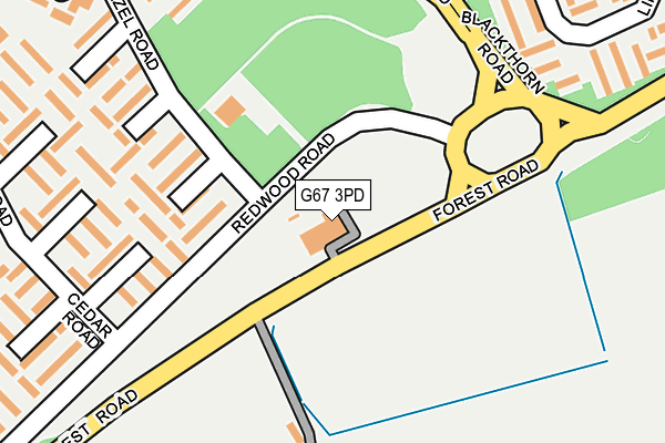 G67 3PD map - OS OpenMap – Local (Ordnance Survey) G67 3PD map - OS OpenMap – Local (Ordnance Survey)