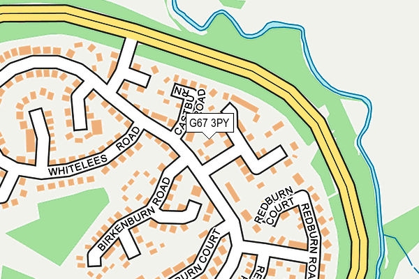 G67 3PY map - OS OpenMap – Local (Ordnance Survey) G67 3PY map - OS OpenMap – Local (Ordnance Survey)