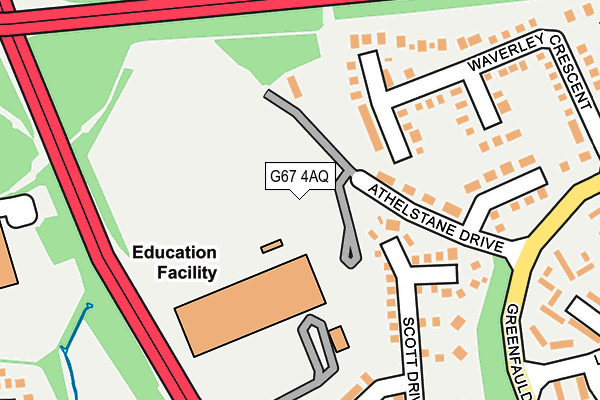 G67 4AQ map - OS OpenMap – Local (Ordnance Survey) G67 4AQ map - OS OpenMap – Local (Ordnance Survey)