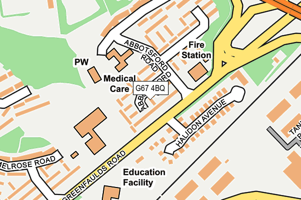 G67 4BQ map - OS OpenMap – Local (Ordnance Survey) G67 4BQ map - OS OpenMap – Local (Ordnance Survey)