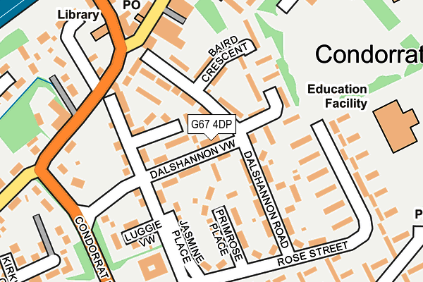 G67 4DP map - OS OpenMap – Local (Ordnance Survey) G67 4DP map - OS OpenMap – Local (Ordnance Survey)