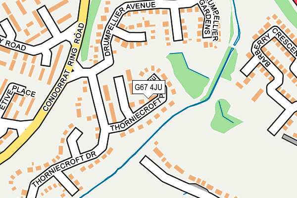 G67 4JU map - OS OpenMap – Local (Ordnance Survey)