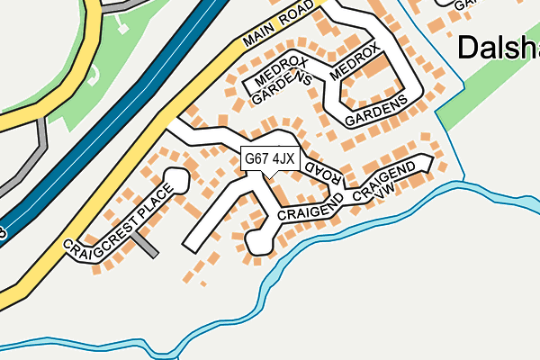 G67 4JX map - OS OpenMap – Local (Ordnance Survey) G67 4JX map - OS OpenMap – Local (Ordnance Survey)