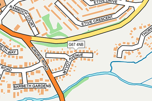 G67 4NB map - OS OpenMap – Local (Ordnance Survey) G67 4NB map - OS OpenMap – Local (Ordnance Survey)