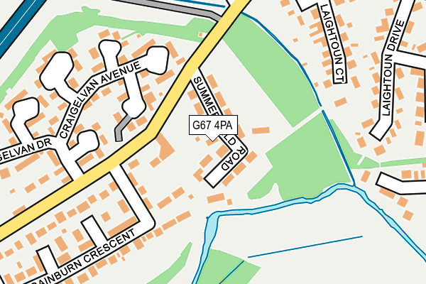 G67 4PA map - OS OpenMap – Local (Ordnance Survey) G67 4PA map - OS OpenMap – Local (Ordnance Survey)