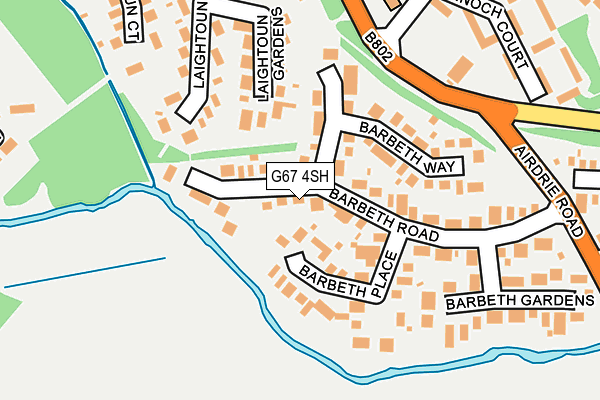 G67 4SH map - OS OpenMap – Local (Ordnance Survey) G67 4SH map - OS OpenMap – Local (Ordnance Survey)