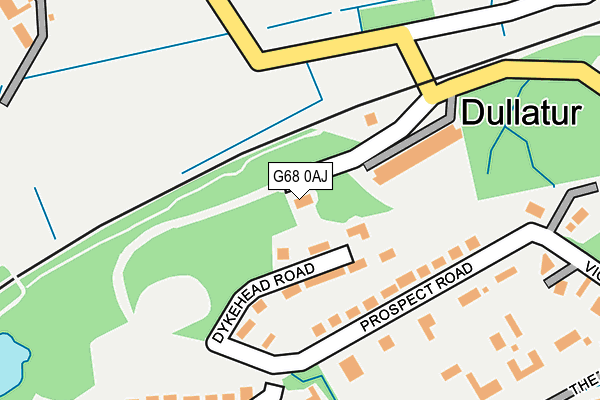 G68 0AJ map - OS OpenMap – Local (Ordnance Survey) G68 0AJ map - OS OpenMap – Local (Ordnance Survey)
