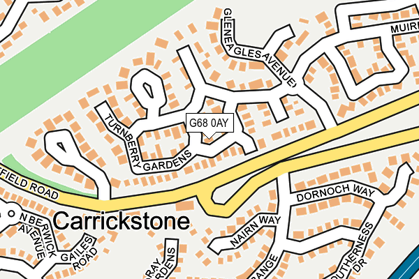 G68 0AY map - OS OpenMap – Local (Ordnance Survey) G68 0AY map - OS OpenMap – Local (Ordnance Survey)