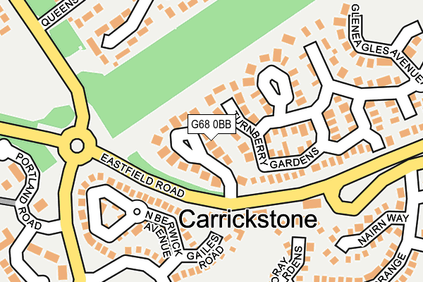 G68 0BB map - OS OpenMap – Local (Ordnance Survey) G68 0BB map - OS OpenMap – Local (Ordnance Survey)