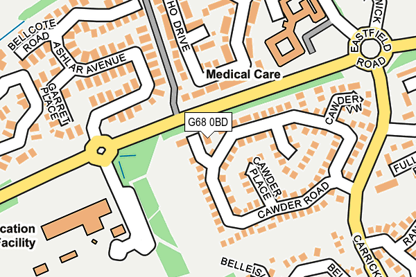 G68 0BD map - OS OpenMap – Local (Ordnance Survey) G68 0BD map - OS OpenMap – Local (Ordnance Survey)