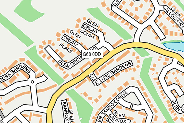 G68 0DD map - OS OpenMap – Local (Ordnance Survey) G68 0DD map - OS OpenMap – Local (Ordnance Survey)
