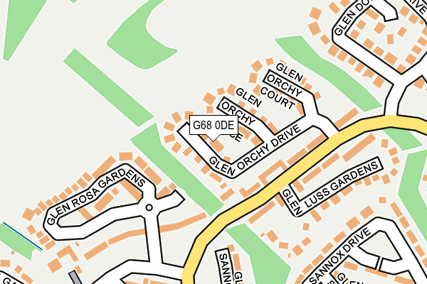 G68 0DE map - OS OpenMap – Local (Ordnance Survey) G68 0DE map - OS OpenMap – Local (Ordnance Survey)